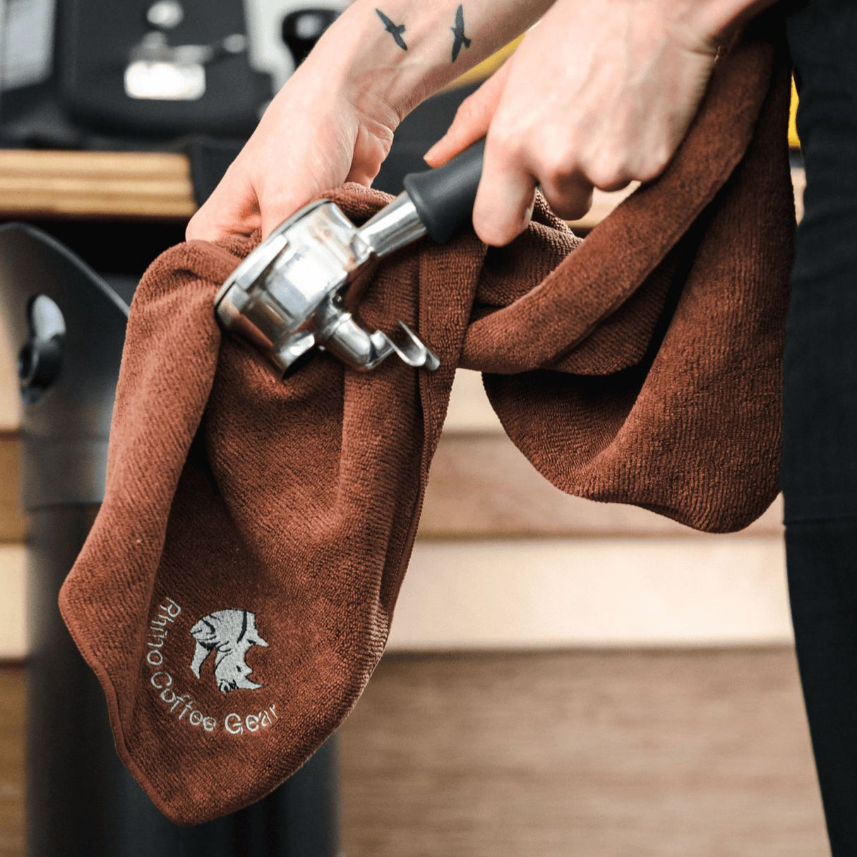 Rhino Coffee Gear Barista Cloth Set for Espresso Machines