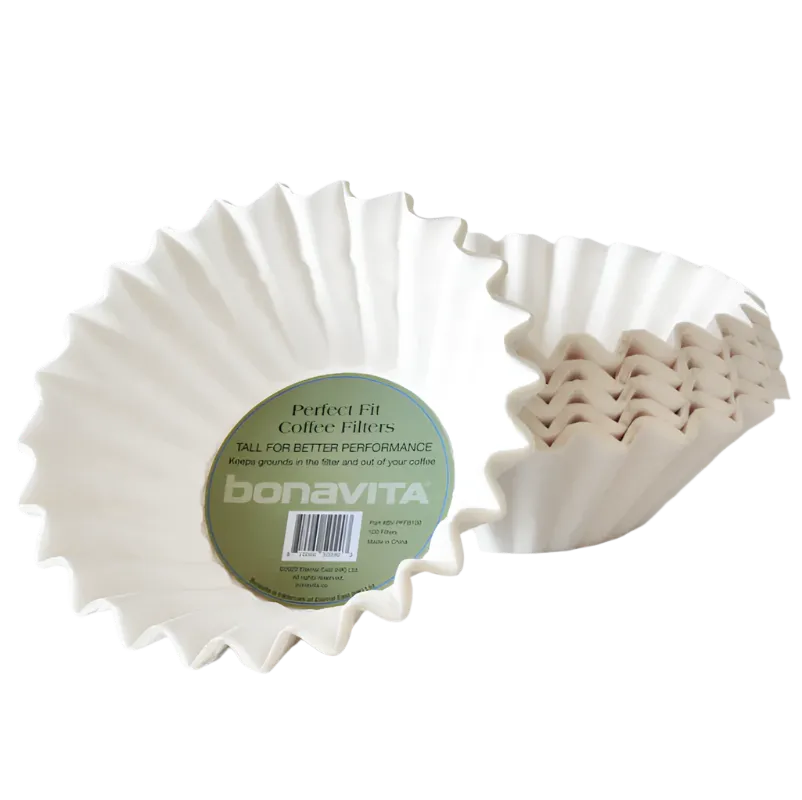 Bonavita Flat Bottom Coffee Filters – 100 Pack