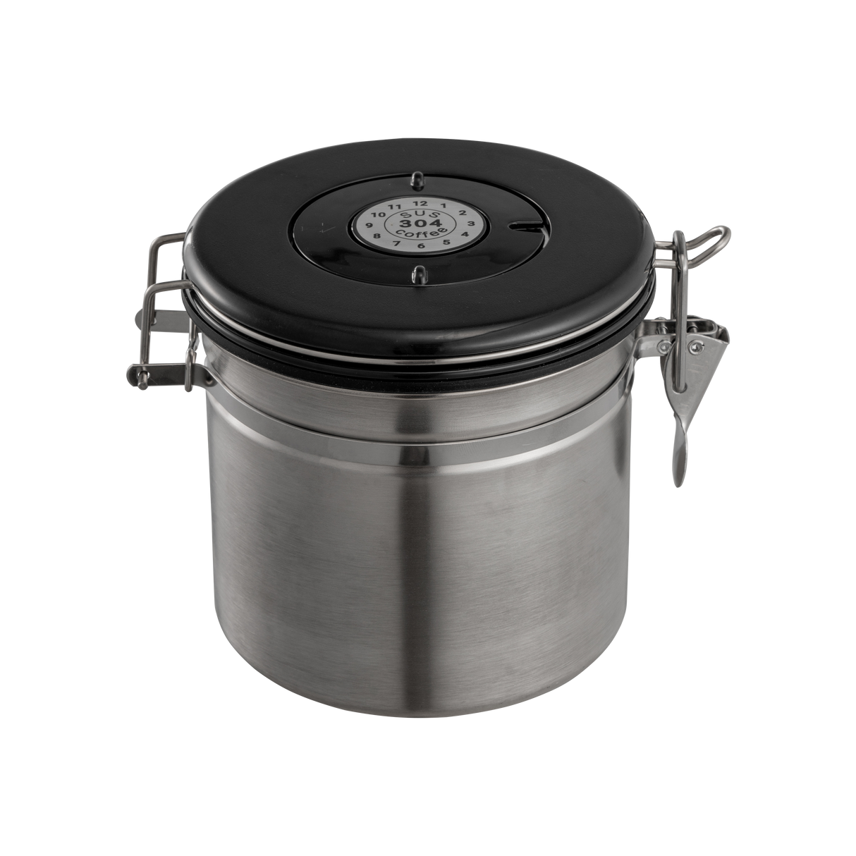 Coffee Bean Canister — Airtight Stainless Steel