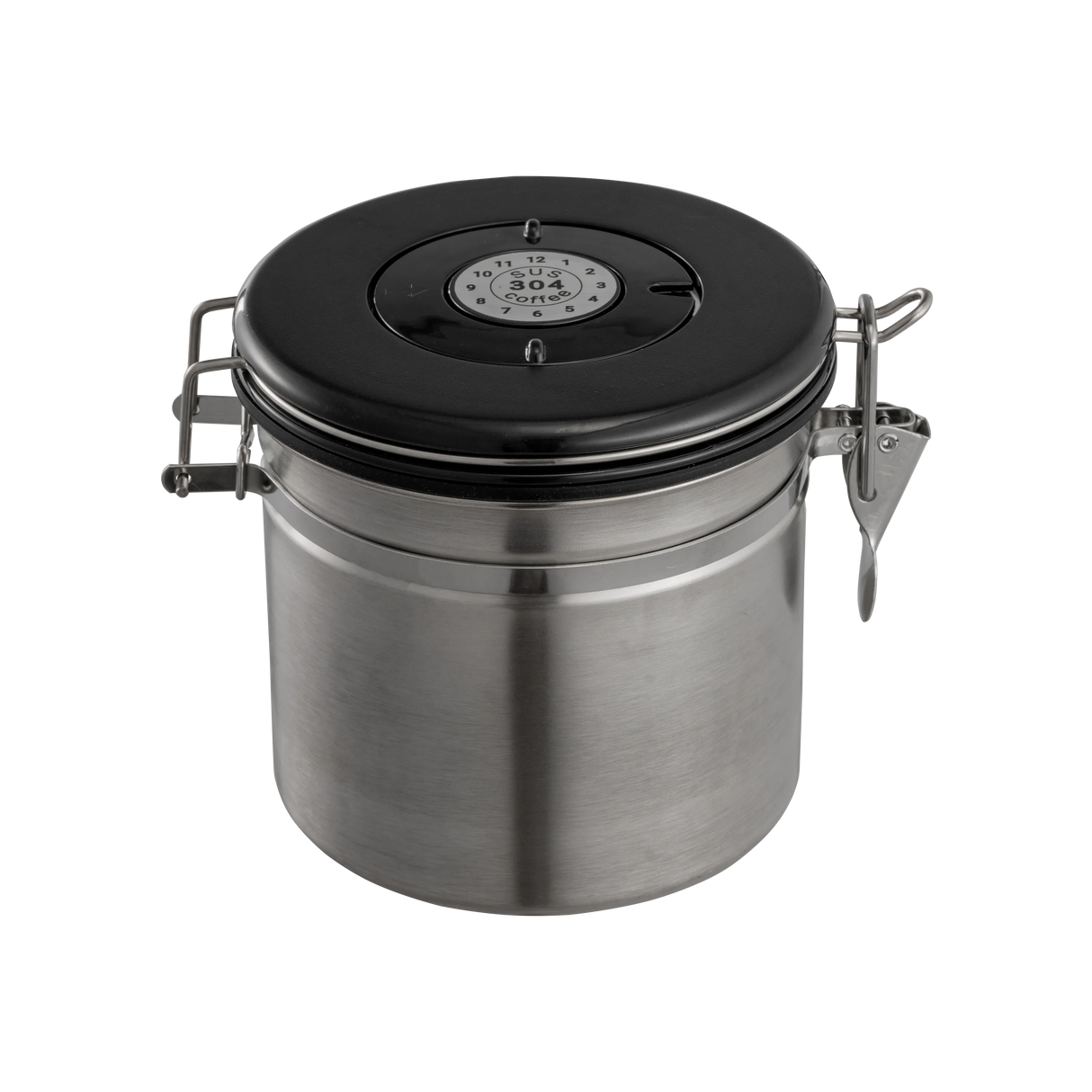 Coffee Bean Canister — Airtight Stainless Steel