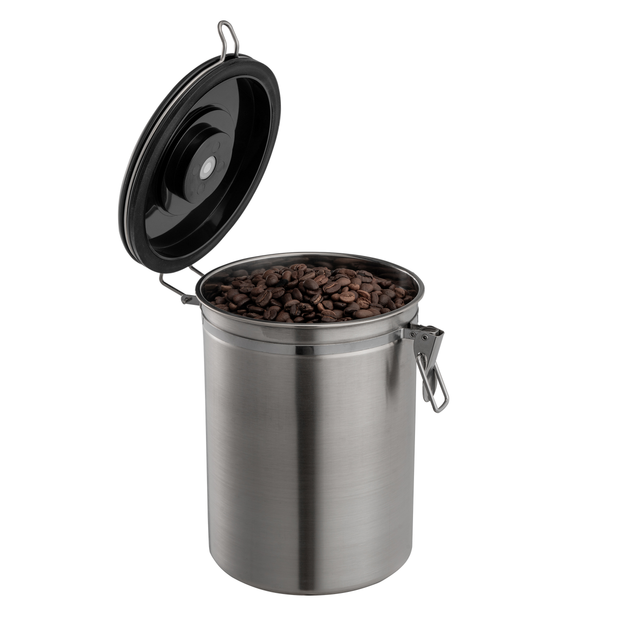 Coffee Bean Canister — Airtight Stainless Steel