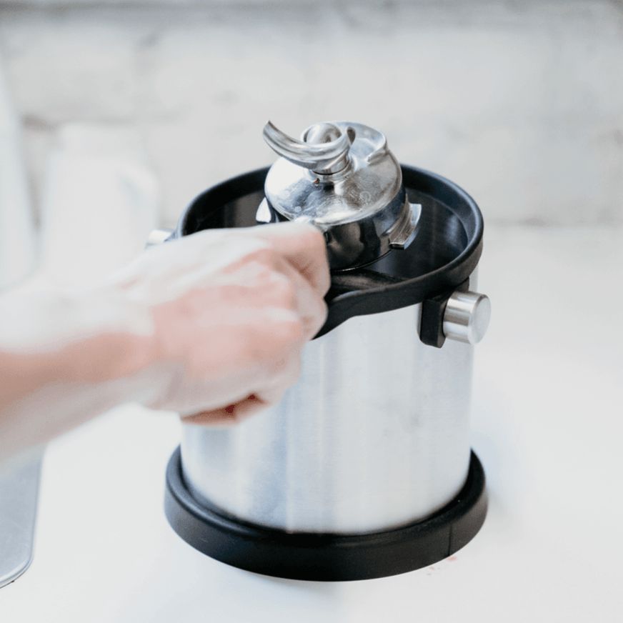 Rhino Coffee Gear Deluxe Stainless Steel Knock Box