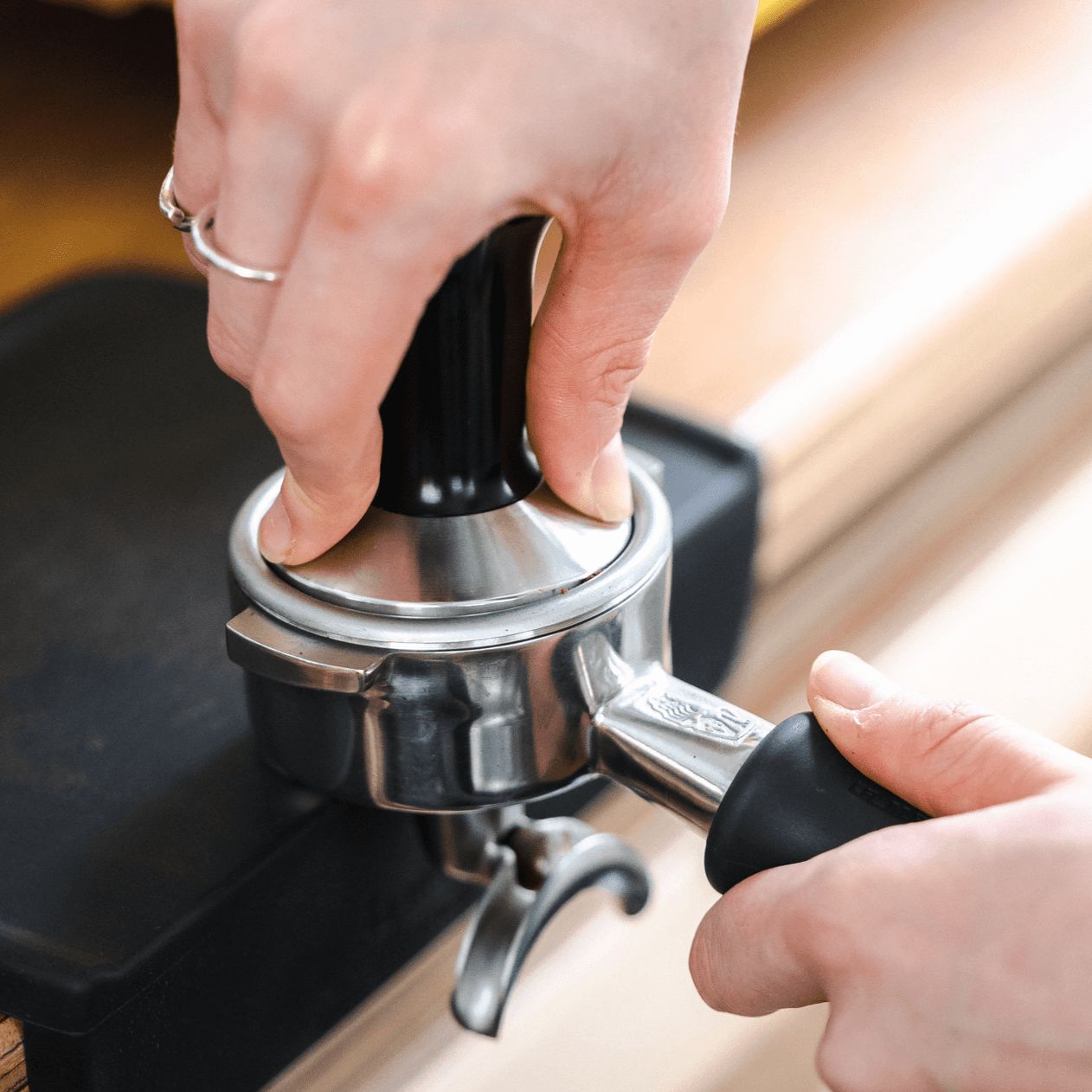 Rhino Professional Espresso Coffee Tamper for Baristas