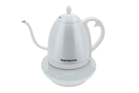 Bonavita Cosmopolitan 1.0L Gooseneck Electric Kettle – Precision Temperature Pour-Over Kettle