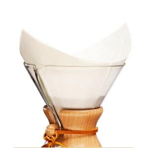 Chemex Coffee Square Filter Papers for 6-8-10 Cup (100)