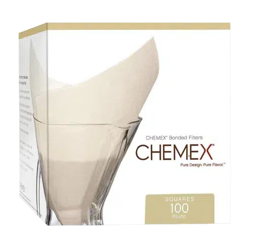 Chemex Coffee Square Filter Papers for 6-8-10 Cup (100)