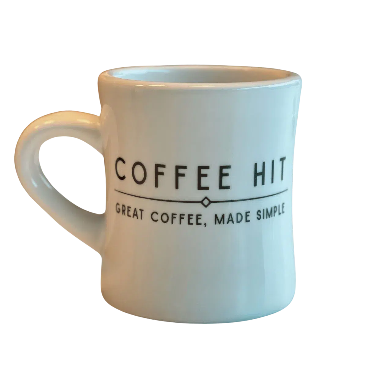 Classic American Diner Mug 10oz with Coffee Hit Logo