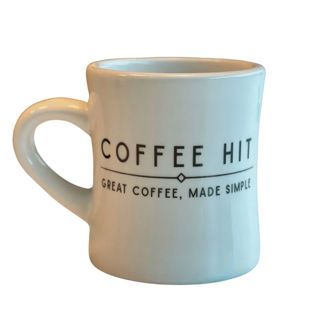 Classic American Diner Mug 10oz with Coffee Hit Logo