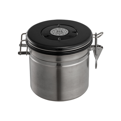 Coffee Bean Canister — Airtight Stainless Steel