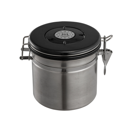 Coffee Bean Canister — Airtight Stainless Steel