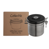 Coffee Bean Canister — Airtight Stainless Steel