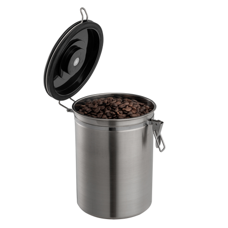 Coffee Bean Canister — Airtight Stainless Steel