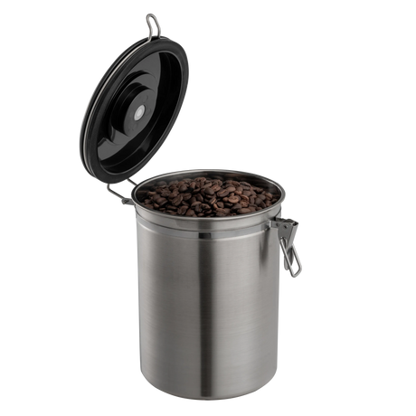 Coffee Bean Canister — Airtight Stainless Steel