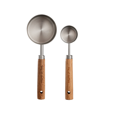 Coffee Bean Scoops — 6g & 30g Set