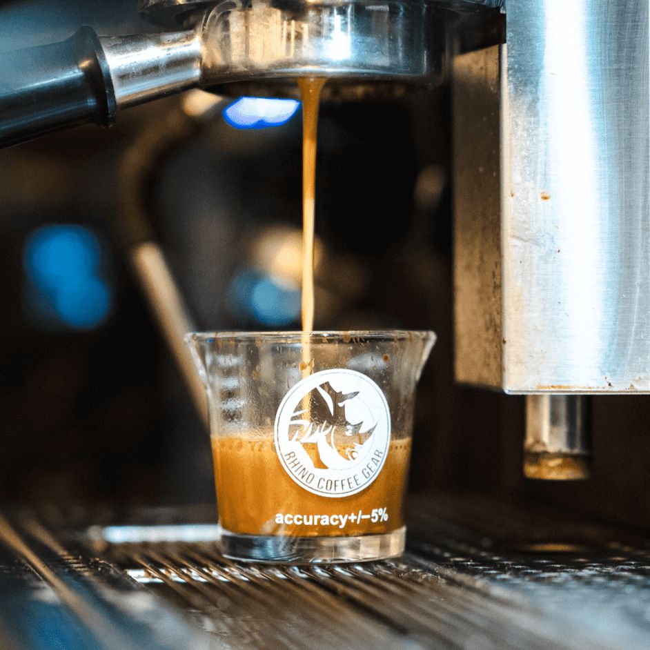 ショットグラス 60ml 目盛付き Rhino Coffee Gear Rhino Shot Glass Rhino Shot Glass - Double Spout \u2013 PPP Coffee BrewGlobal Rhinoware