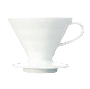 Hario V60 White Pour-Over Coffee Dripper