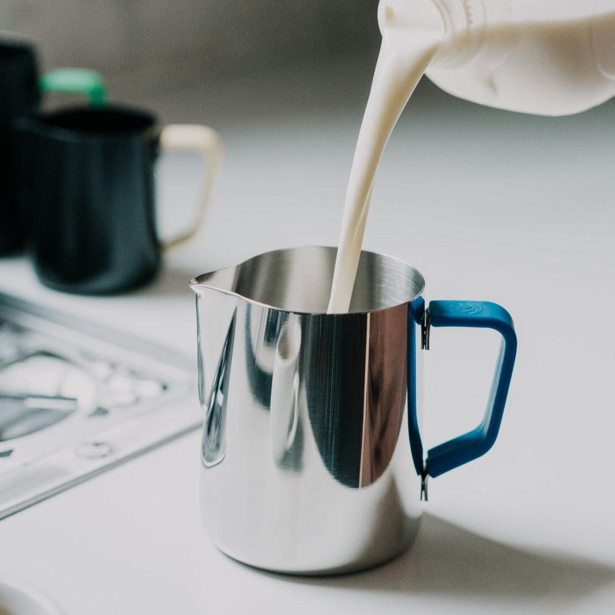 Rhino Milk Pitcher Silicone Handle Cover