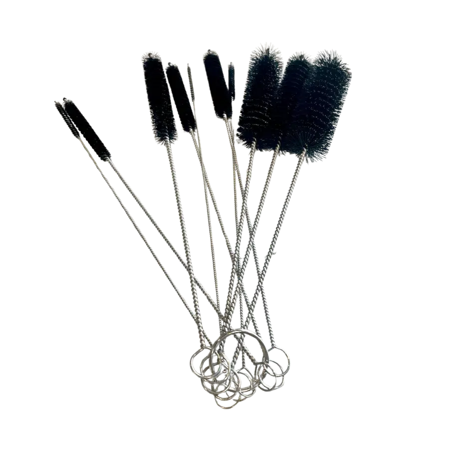 Rhino Coffee Gear Steam Wand & Milk Frother Brush Set