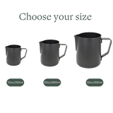 Rhino Stealth Black Non-Stick Milk Pitcher