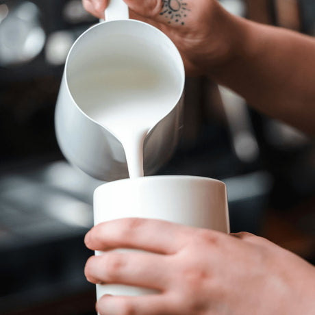 Rhino Stealth White Non-Stick Milk Pitcher