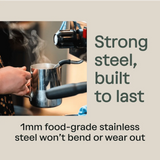 hino Coffee Gear Pro Milk Pitcher | Etched Measurements