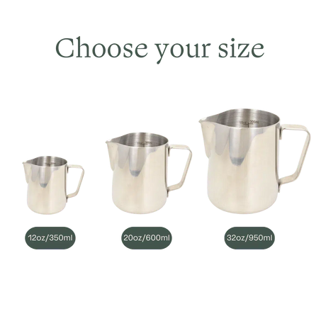 hino Coffee Gear Pro Milk Pitcher | Etched Measurements